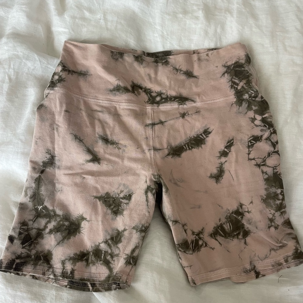 Groceries cotton tie dye bike shorts size medium